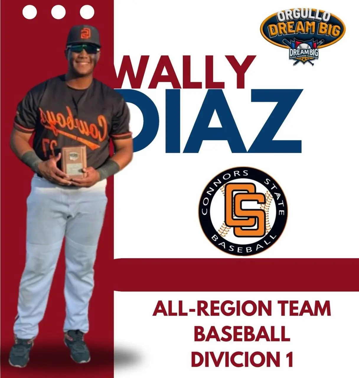 Dream Big deportista Wally Diaz